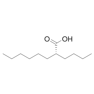 (R)-2-Butyloctanoic acid Structure