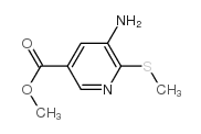 3-Pyridinecarboxylicacid,5-amino-6-(methylthio)-,methylester(9CI) picture