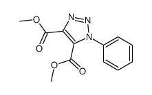 Dimethyl 1-phenyl-1H-1,2,3-triazole-4,5-dicarboxylate Structure