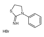 3-phenyl-1,3-thiazolidin-2-imine,hydrobromide结构式