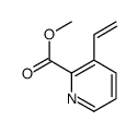 2-Pyridinecarboxylicacid,3-ethenyl-,methylester(9CI) Structure