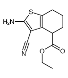 ethyl 2-amino-3-cyano-4,5,6,7-tetrahydro-1-benzothiophene-4-carboxylate图片