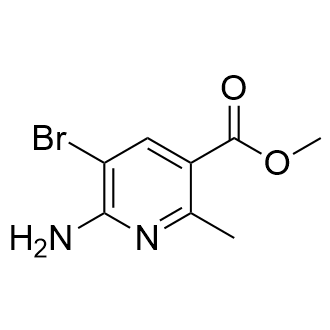 Methyl6-amino-5-bromo-2-methylnicotinate Structure