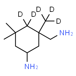 Isophorone DiaMine-d5 (Major) Dihydrochloride Salt(cis/trans Mixture) structure