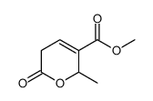 methyl 2-methyl-6-oxo-2,5-dihydropyran-3-carboxylate结构式