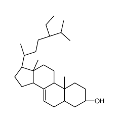 Stigmast-7-en-3-ol,(3.beta Structure