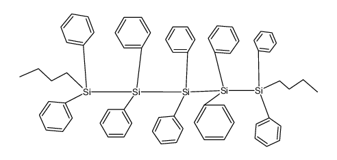 1.5-Di-butyl-decaphenylpentasilan Structure