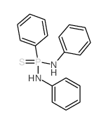 N-(anilino-phenyl-phosphinothioyl)aniline结构式