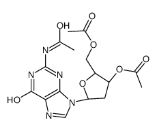 3',5',N2-Tri-O-acetyl-2'-Deoxyguanosine structure