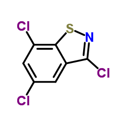 3,5,7-Trichloro-1,2-benzothiazole Structure