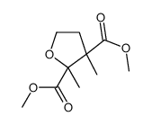 dimethyl 2,3-dimethyloxolane-2,3-dicarboxylate结构式