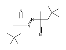 2-[(2-cyano-4,4-dimethylpentan-2-yl)diazenyl]-2,4,4-trimethylpentanenitrile Structure