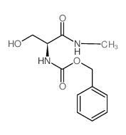 (S)-BENZYL (3-HYDROXY-1-(METHYLAMINO)-1-OXOPROPAN-2-YL)CARBAMATE picture
