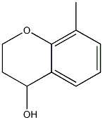 8-METHYL-3,4-DIHYDRO-2H-1-BENZOPYRAN-4-OL结构式