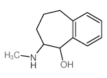 5H-Benzocyclohepten-5-ol,6,7,8,9-tetrahydro-6-(methylamino)- Structure