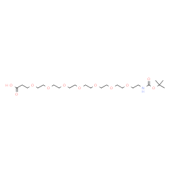 Boc-NH-PEG7-acid structure