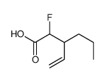 3-ethenyl-2-fluorohexanoic acid Structure