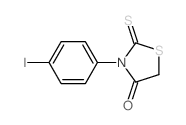 3-(p-Iodophenyl)rhodanine Structure