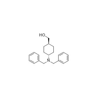 (trans-4-(Dibenzylamino)cyclohexyl)methanol Structure