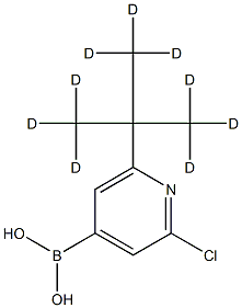 2-Chloro-6-(tert-butyl-d9)-pyridine-4-boronic acid图片