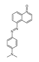 5-[[p-(Dimethylamino)phenyl]azo]quinoline 1-oxide结构式