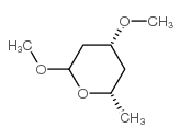 2H-Pyran,tetrahydro-2,4-dimethoxy-6-methyl-,(4R,6S)-(9CI)结构式