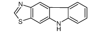 5H-Thiazolo[5,4-b]carbazole(9CI) Structure