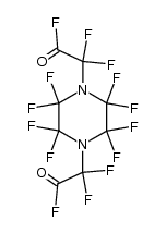 perfluoro[1,4-bis(fluorocarbonylmethyl)-1,4-piperazine] Structure