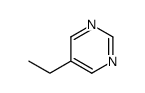 Pyrimidine, 5-ethyl- (6CI,8CI,9CI) Structure