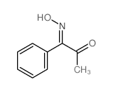 1,2-Propanedione,1-phenyl-, 1-oxime结构式