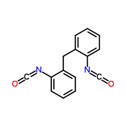 2,2'-亚甲基二苯基二异氰酸酯结构式