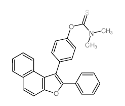 3-(p-dimethylaminophenyl)-cyclohepta-1,3,5-triene结构式