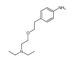 4-[2-[2-(diethylamino)ethoxy]ethyl]aniline Structure