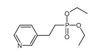 3-(2-diethoxyphosphorylethyl)pyridine结构式