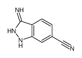3-氨基-1H-吲唑-6-甲腈结构式
