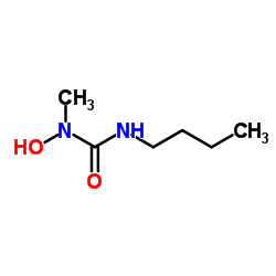 3-Butyl-1-hydroxy-1-methylurea Structure