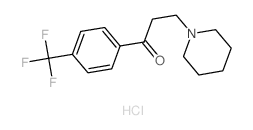 1-Propanone,3-(1-piperidinyl)-1-[4-(trifluoromethyl)phenyl]-, hydrochloride (1:1) picture