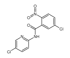 N-(5-chloropyridin-2-yl)-5-chloro-2-nitrobenzamide结构式
