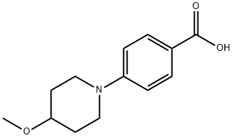 4-(4-Methoxypiperidin-1-yl)benzoic acid Structure