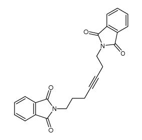 2,2'-(hept-3-yne-1,7-diyl)bis(isoindoline-1,3-dione) Structure