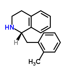 (1S)-1-(2-Methylbenzyl)-1,2,3,4-tetrahydroisoquinoline结构式