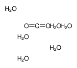 carbon dioxide,hexahydrate结构式