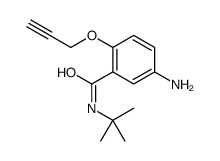5-Amino-N-tert-butyl-2-(2-propynyloxy)benzamide Structure
