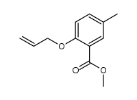 methyl 2-(allyloxy)-5-methylbenzoate结构式