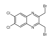 2,3-bis(bromomethyl)-6,7-dichloroquinoxaline结构式