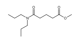 N,N-dipropyl-glutaramic acid methyl ester Structure