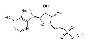 inosine 5'-monosulfate sodium salt结构式