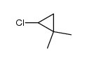 1-chloro-2,2-dimethylcyclopropane结构式