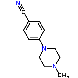 4-(4-Methylpiperazin-1-yl)benzonitrile structure
