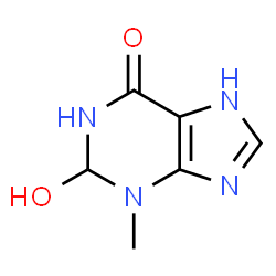 6H-Purin-6-one,1,2,3,7-tetrahydro-2-hydroxy-3-methyl- (9CI)结构式